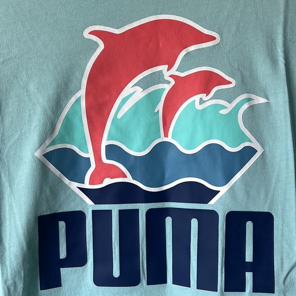 Puma X Pink Dolphin Waves T-Shirt (S) - Picture 4 of 5